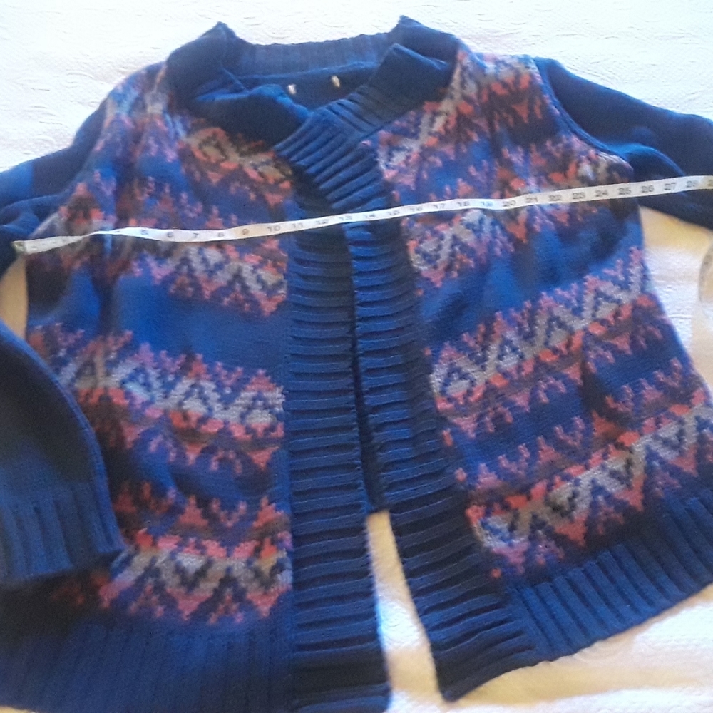 Dark blue navajo sweater - Picture 2 of 5
